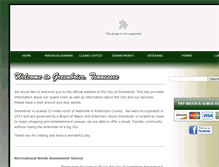 Tablet Screenshot of greenbriertn.org
